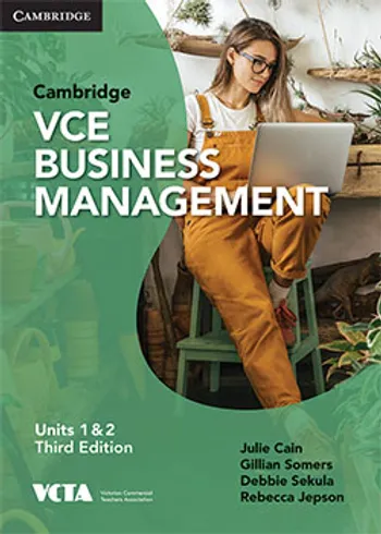 Cambridge VCE Business Management Units 1&2