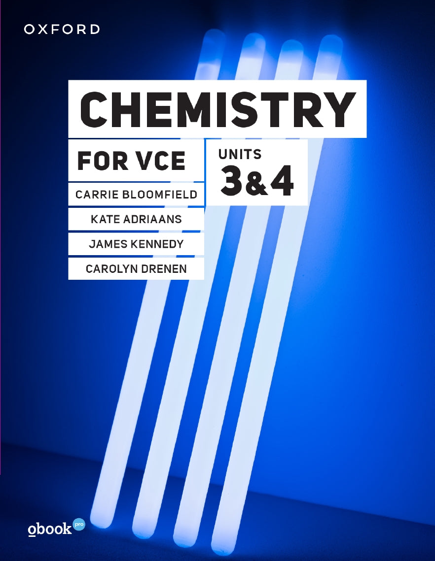 Chemistry for VCE Units 3 & 4 Student Book+obook pro: Victorian Curriculum